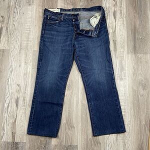 Abercrombie & Fitch Jeans Men 36x28* Horton Straight Classic Button‎ Fly Denim